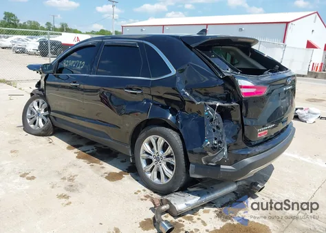 2022 Ford Edge Titanium from USA, damaged, VIN 2FMPK4K94NBA68377